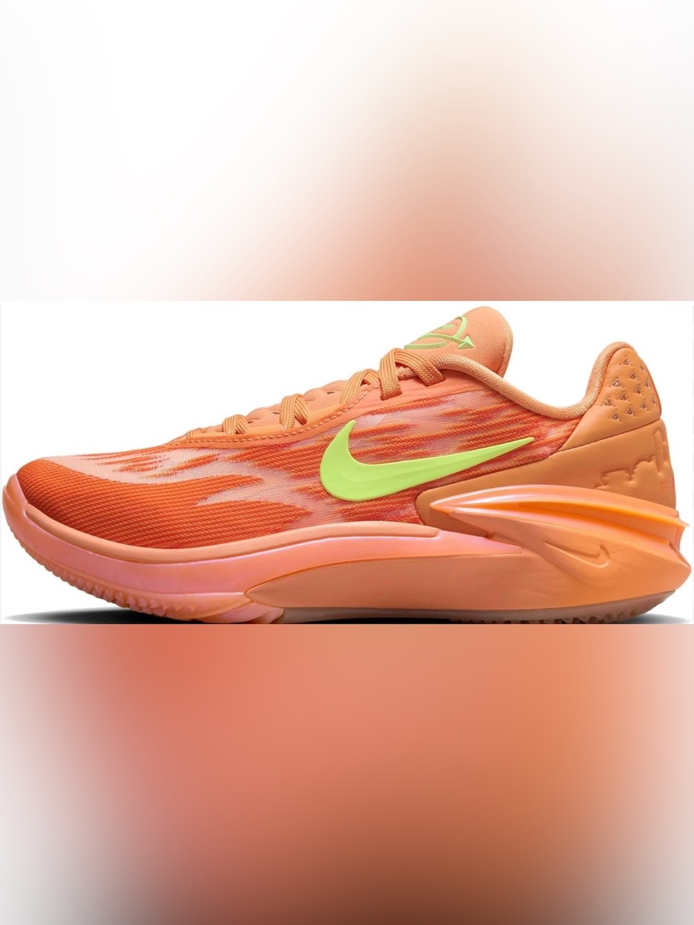Nike Arike Ogunbowale x Women Air Zoom GT Mandarin/Orange Sz 8.5
